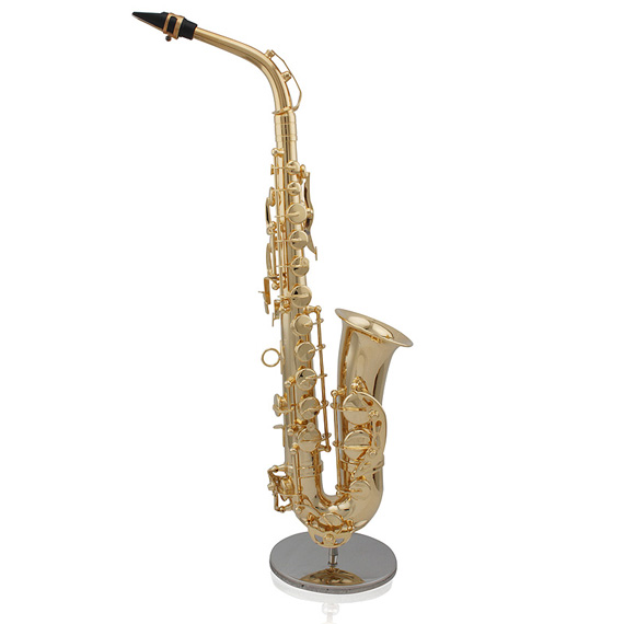 Miniature Golden Saxophone